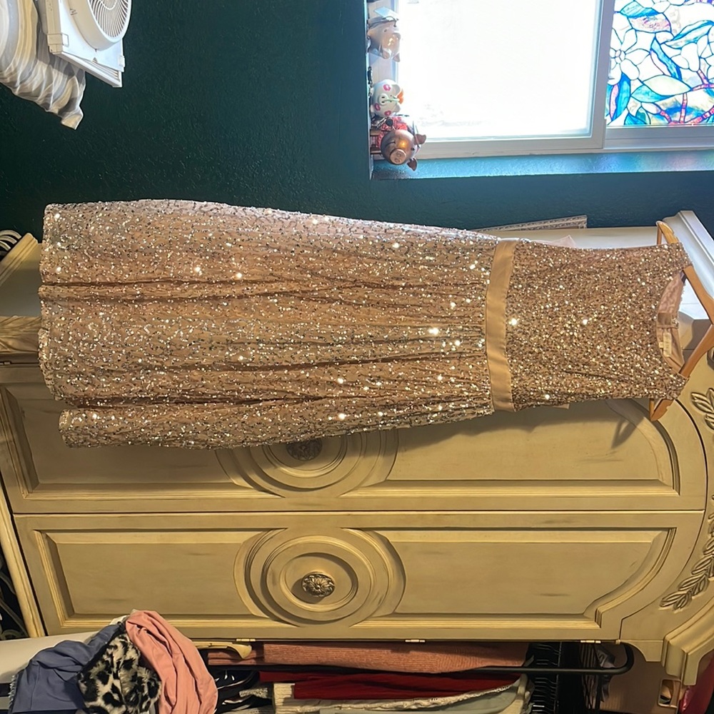 maya deluxe bridesmaids dress